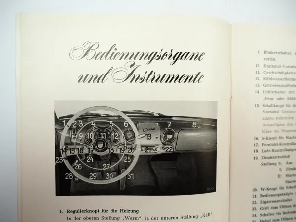 Ford Taunus 12M G13 Bedienungsanleiung Betriebsanleitung 1954