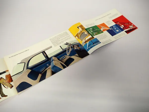 Ford Taunus 12M Limousine Kombi Oldtimer Prospekt 1960 Seitenstreifen Taunus G13