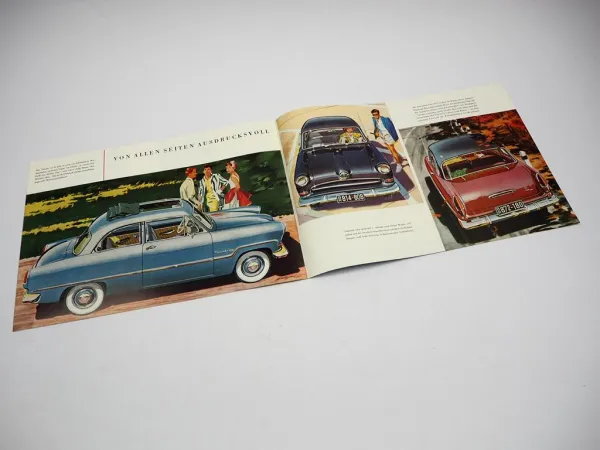 Ford Taunus 15 M G13 PKW Cabriolet Prospekt Technische Daten ca. 1950er Jahre