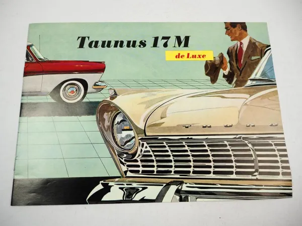 Ford Taunus 17M de Luxe Limousine 1698 ccm Prospekt 1960er Jahre