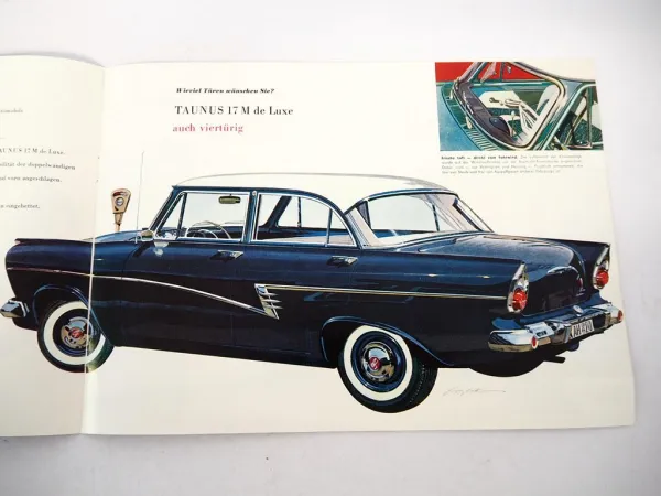 Ford Taunus 17M de Luxe P2 Limousine 1698 ccm Prospekt 1957