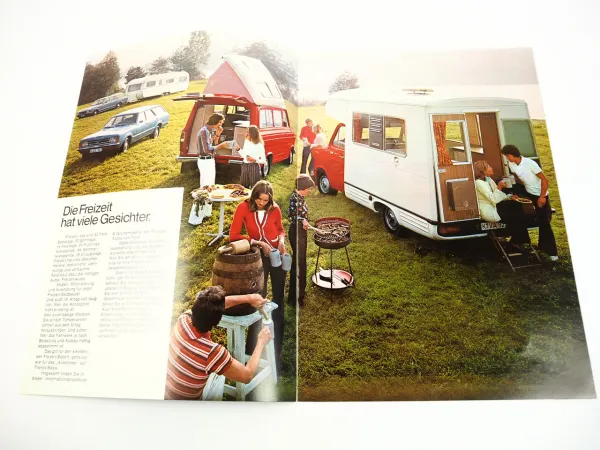 Ford Transit Autohome Dormobile Westfalia Turnier Bus Camper Prospekt 1973