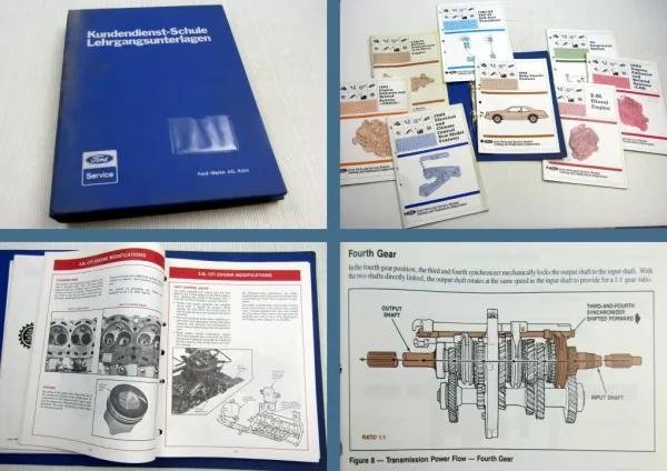 Ford Truck Car Mark VII Mustang Technical Training Engine Emission Transmission