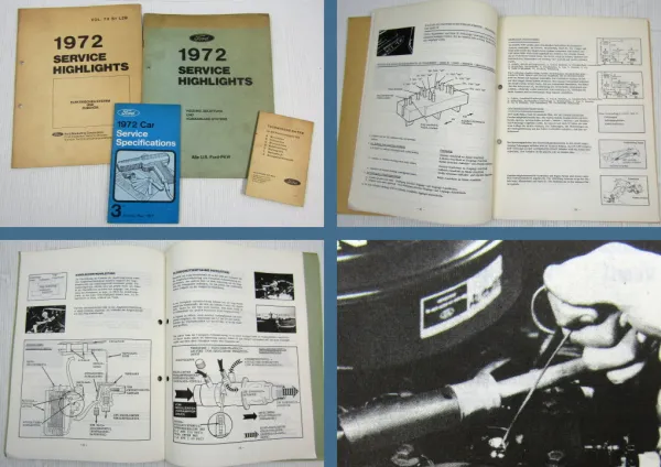 Ford USA PKW Service Highlights Heizung Klimaanlage Elektrisches System 1972