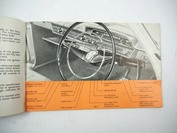 Ford Zephir 4 6 Mk III Owners Handbook Operating Instructions 1964