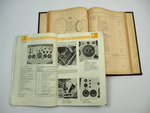 Fortschritt ZT300-D ZT303-D Traktor Bedienungsanleitung Ersatzteilkatalog 1980er