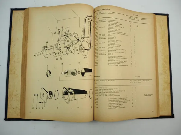 Fortschritt ZT300-D ZT303-D Traktor Bedienungsanleitung Ersatzteilkatalog 1980er