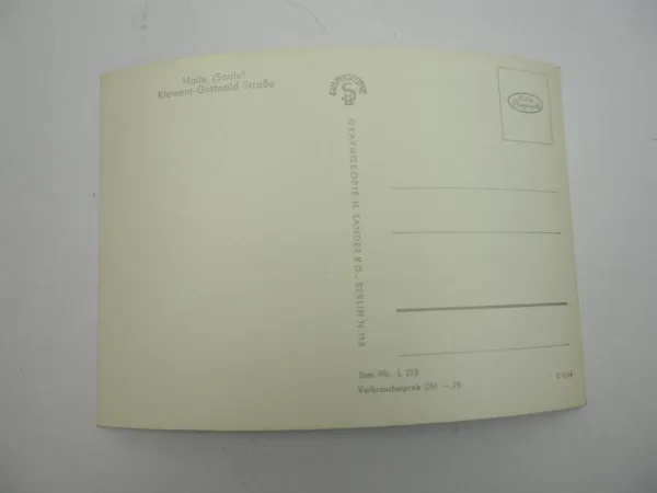 Foto AK Halle Saale Klement Gottwald Straße Zigarreneck Haus der Presse 1964