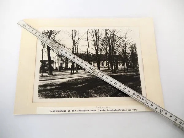Foto Schützenhaus Rathenow Ansicht um 1910 Schützenstr. heute Puschkinstr.