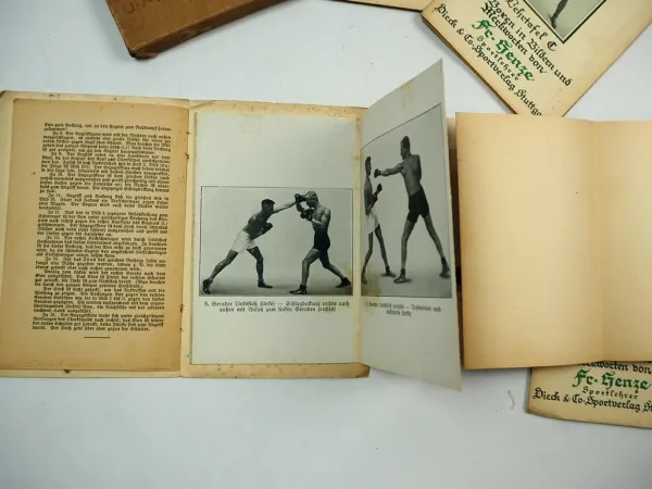 Fr. Henze Anleitung zum Boxen in Bildern und Merkworten 1920er Jahre
