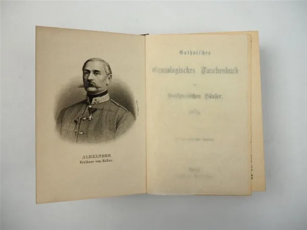 Freiherrliches Gothaisches Genealogisches Taschenbuch Perthes 1874 Adel