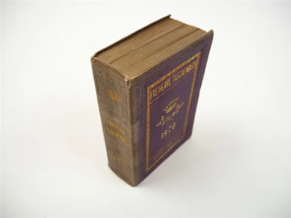 Freiherrliches Gothaisches Genealogisches Taschenbuch Perthes 1876 Adel