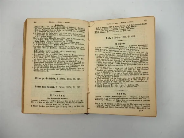 Freiherrliches Gothaisches Genealogisches Taschenbuch Perthes 1876 Adel