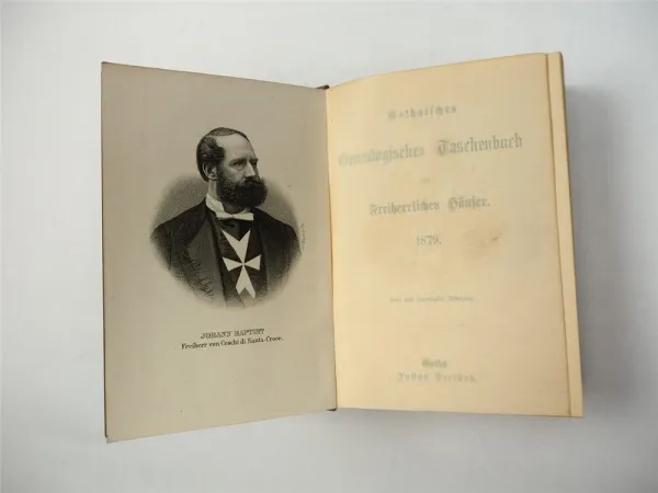 Freiherrliches Gothaisches Genealogisches Taschenbuch Perthes 1879 Adel