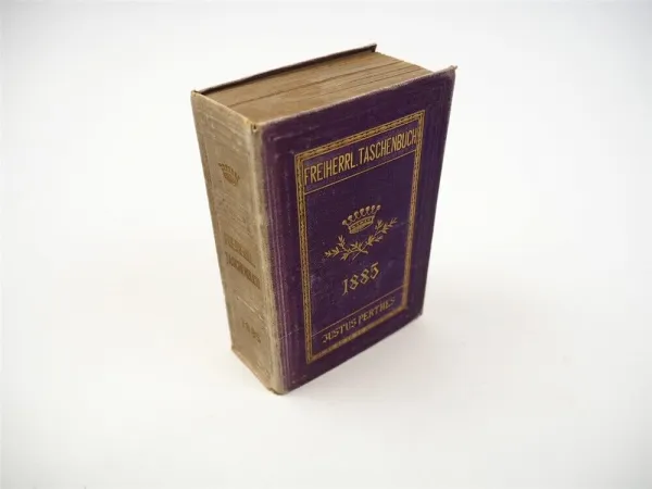 Freiherrliches Gothaisches Genealogisches Taschenbuch Perthes 1885 Adel