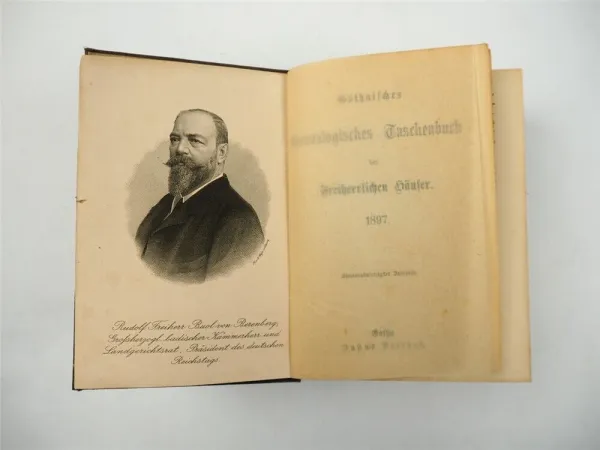 Freiherrliches Gothaisches Genealogisches Taschenbuch Perthes 1897 Adel