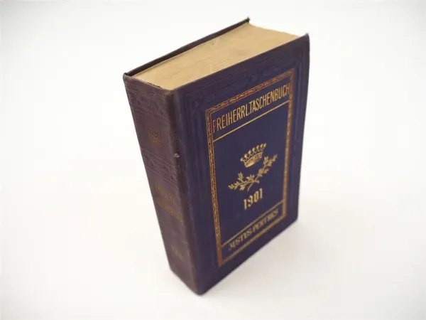 Freiherrliches Gothaisches Genealogisches Taschenbuch Perthes 1901 Adel