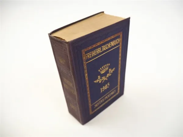 Freiherrliches Gothaisches Genealogisches Taschenbuch Perthes 1905 Adel