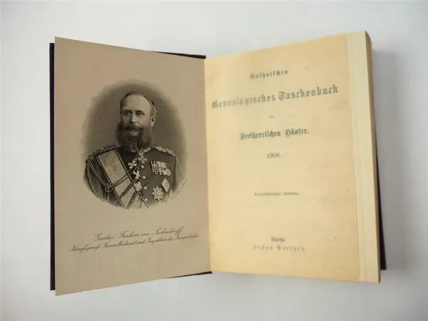 Freiherrliches Gothaisches Genealogisches Taschenbuch Perthes 1906 Adel