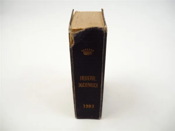 Freiherrliches Gothaisches Genealogisches Taschenbuch Perthes 1909 Adel