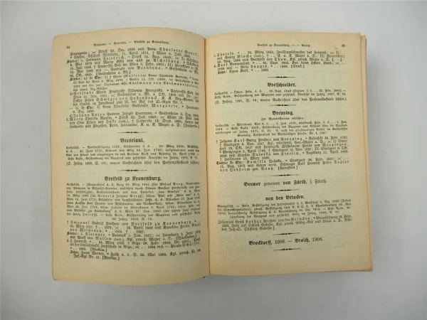 Freiherrliches Gothaisches Genealogisches Taschenbuch Perthes 1909 Adel