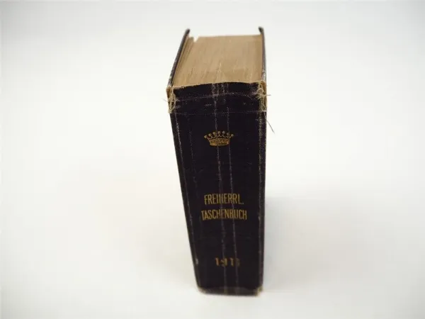 Freiherrliches Gothaisches Genealogisches Taschenbuch Perthes 1911 Adel
