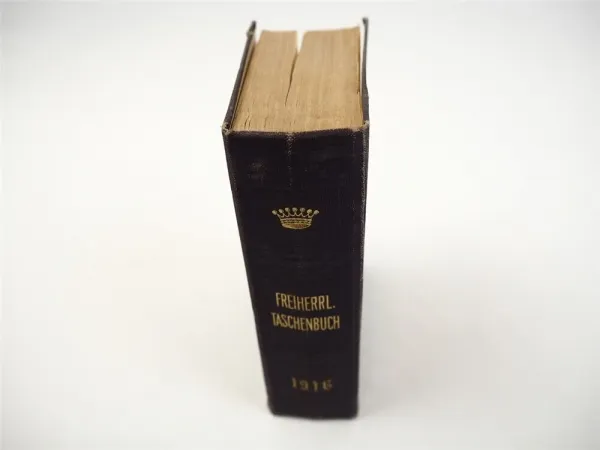 Freiherrliches Gothaisches Genealogisches Taschenbuch Perthes 1916 Adel