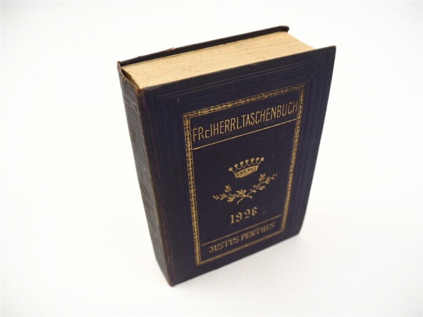 Freiherrliches Gothaisches Genealogisches Taschenbuch Perthes 1926 Adel