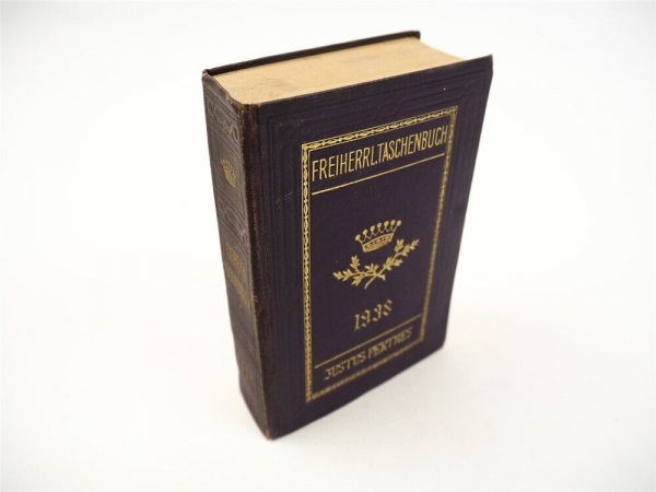Freiherrliches Gothaisches Genealogisches Taschenbuch Perthes 1938 Adel