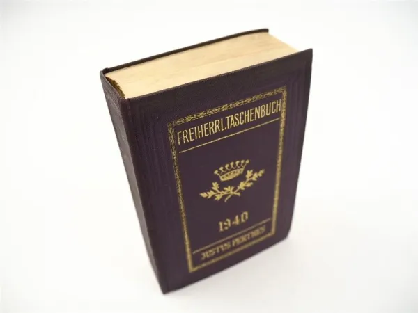 Freiherrliches Gothaisches Genealogisches Taschenbuch Perthes 1940 Adel