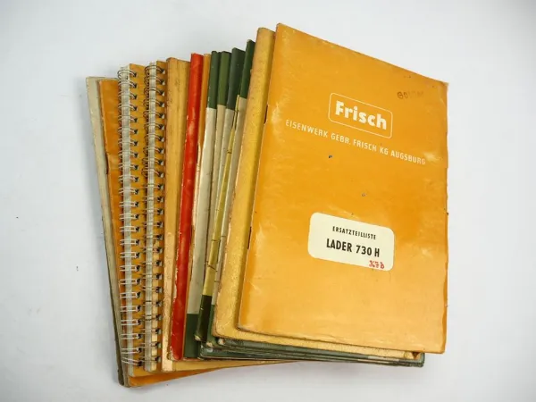 Frisch Anbaugeräte für Hanomag K 7 15 60 90 Kettenschlepper Betriebsanleitung ETL