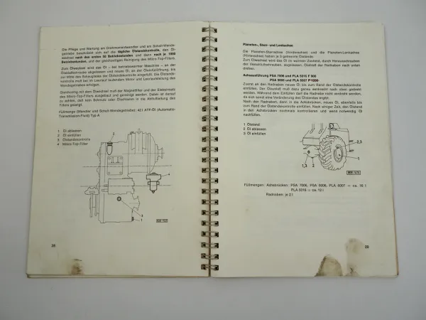 Frisch F900 Lader Betriebsanleitung Bedienungsanleitung Wartung 1969