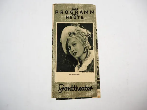 Fronttheater Programm 1942 Artur M. Rabenalt Prospekt Heli Finkenzeller Berlin