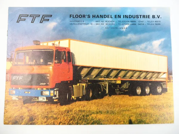 FTF FD FS 4x2 6x2 6x4 6x6 8x4 8x8 10x4 Truck brochure Prospekt Floor NL