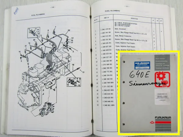 Furukawa Engine F659T/TA for 635E - W635E 640E Excavators + 335 Wheel Loaders