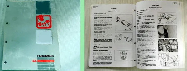 Furukawa Radlader 365 Bedienungsanleitung 1991 Betriebsanleitung