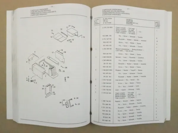 Furukawa W 630E Hydraulik Bagger Excavator Ersatzteilliste Parts Manual 1992