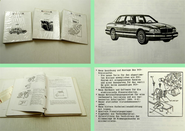 General Motors Kundendiensthandbuch Schulung Service Training US Grundkurs 1991