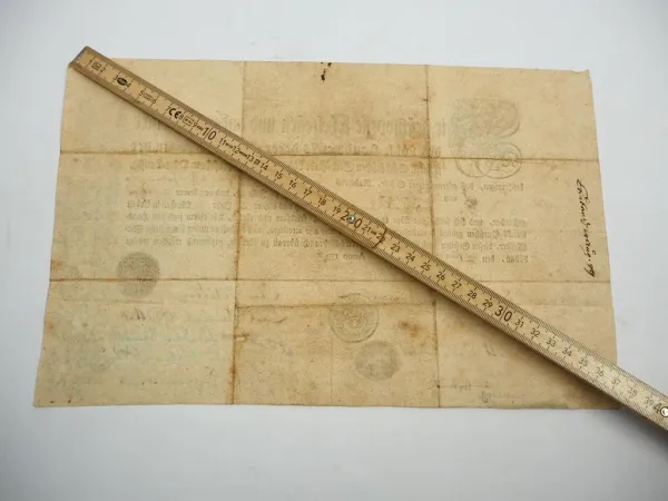 Gesellenbrief Bäcker und Küchler Löbau Oberlausitz 1799 mit Siegel