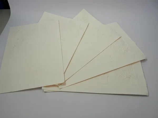 Getränkekarten 12 Stück Champagne Pommery Louise Vintage ca. 1970 blanko