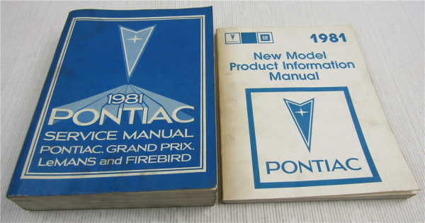 GM Repair and Service Manual Pontiac Grand Prix LeMans Firebird 1981