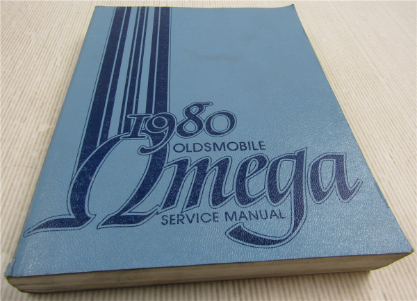 GM Service Manual 1980 Oldsmobile Omega Coupe Sedan Repair Manual