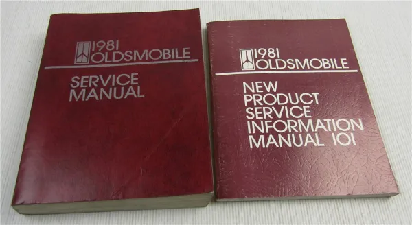 GM Service Manual 1981 Oldsmobile Cutlass Delta 88 89 Custum Cruiser Toronado