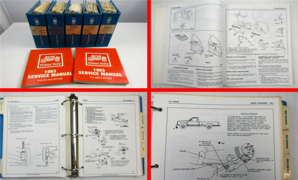 GM Service Manual 1983 Chevrolet Cars and Light Duty Trucks Shop Manual