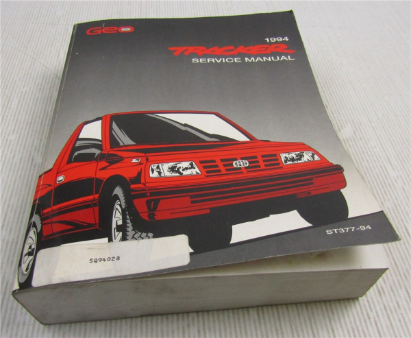 GM Service Manual 1994 Geo Tracker (Chevrolet Suzuki Vitara) Werkstatthandbuch