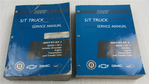 GM Service Manual 1997 GMC Trucks S / T Werkstatthandbuch Vol. 1-2