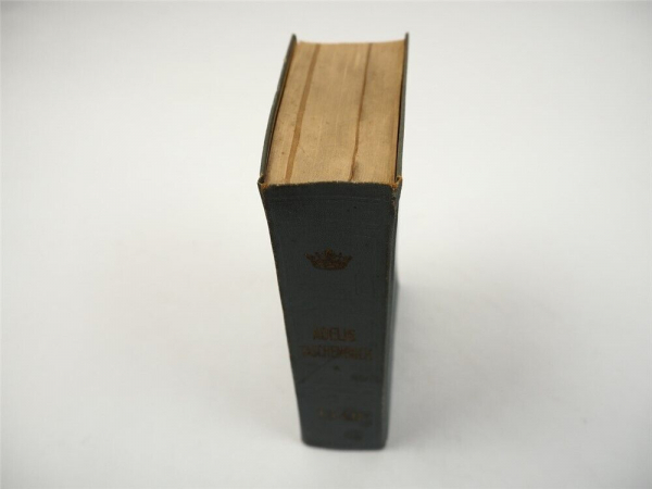 Gothaisches Genealogisches Taschenbuch der Adeligen Häuser 1940 Perthes Teil A
