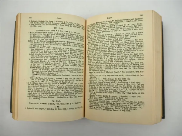 Gothaisches Genealogisches Taschenbuch der Adeligen Häuser 1940 Perthes Teil A