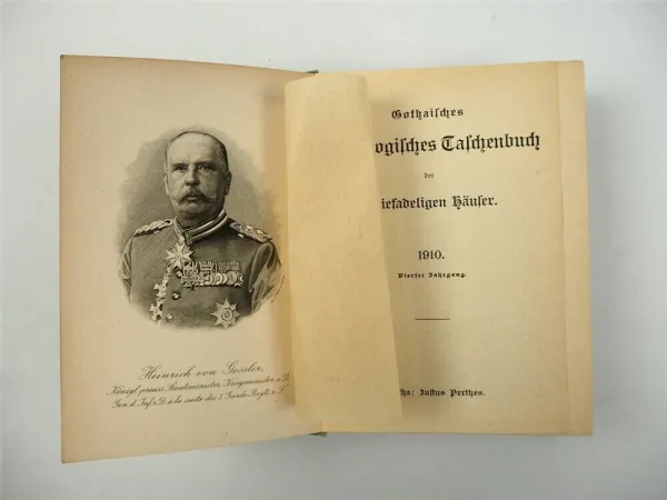 Gothaisches Genealogisches Taschenbuch der Briefadeligen Häuser 1910 Perthes