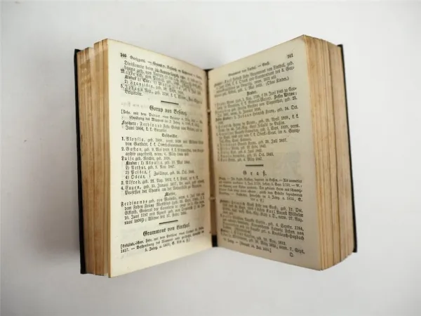 Gothaisches Genealogisches Taschenbuch Freiherrliche Häuser Perthes 1856 Adel